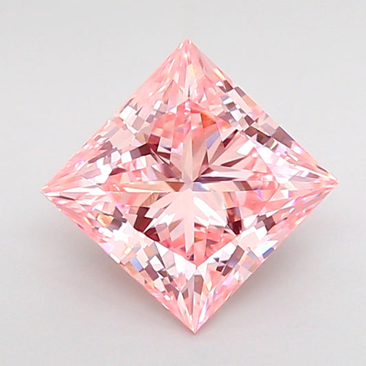 PRINCESS 2.11 CARAT FANCY INTENSE PINK VS1  VG Good SLIGHT