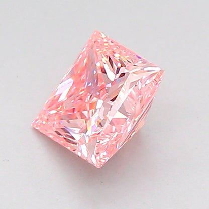 PRINCESS 1.02 CARAT FANCY INTENSE PINK VS1  VG VG SLIGHT