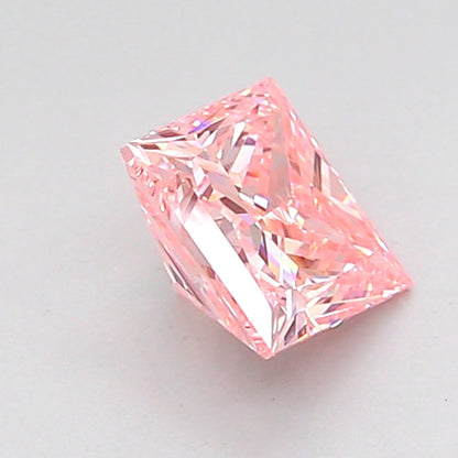 PRINCESS 1.02 CARAT FANCY INTENSE PINK VS1  VG VG SLIGHT