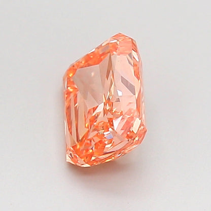 RADIANT 1 CARAT FANCY INTENSE BROWNISH ORANGE VS2  EX VG SLIGHT