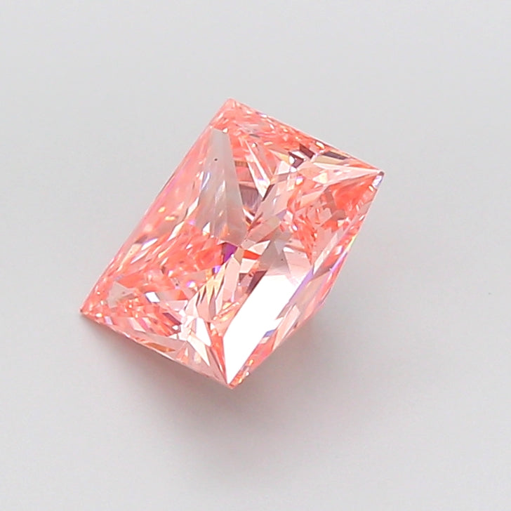 princess 2.78 carat fancy vivid pink vs1  vg vg strong