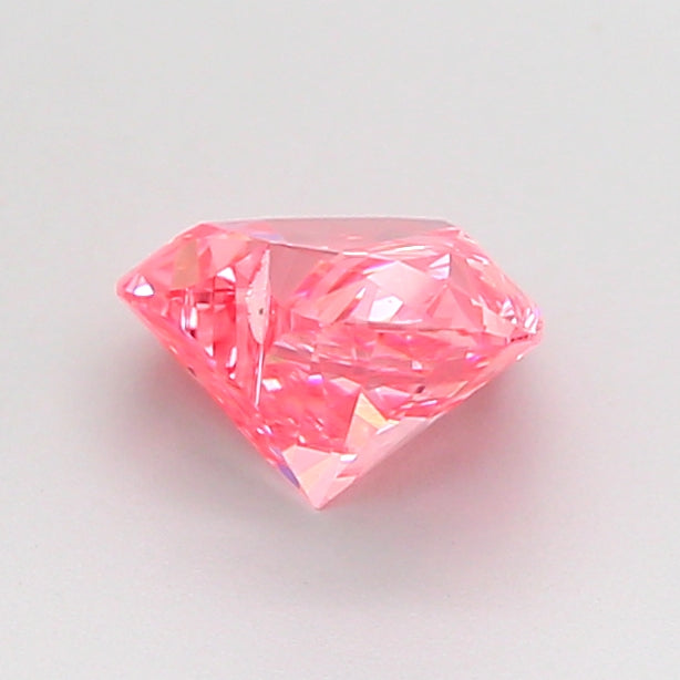 heart 1.04 carat fancy vivid pink vvs2  vg vg strong