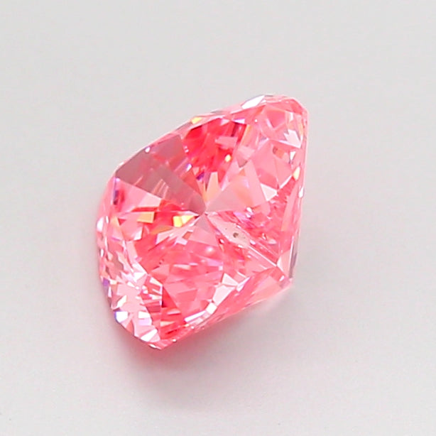 heart 1.04 carat fancy vivid pink vvs2  vg vg strong