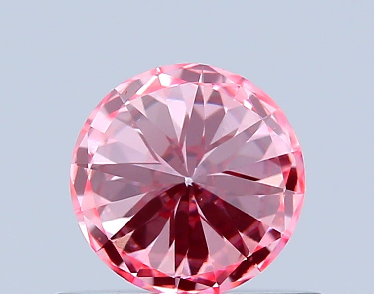 round 0.51 carat fancy vivid pink vs1 ex ex ex slight