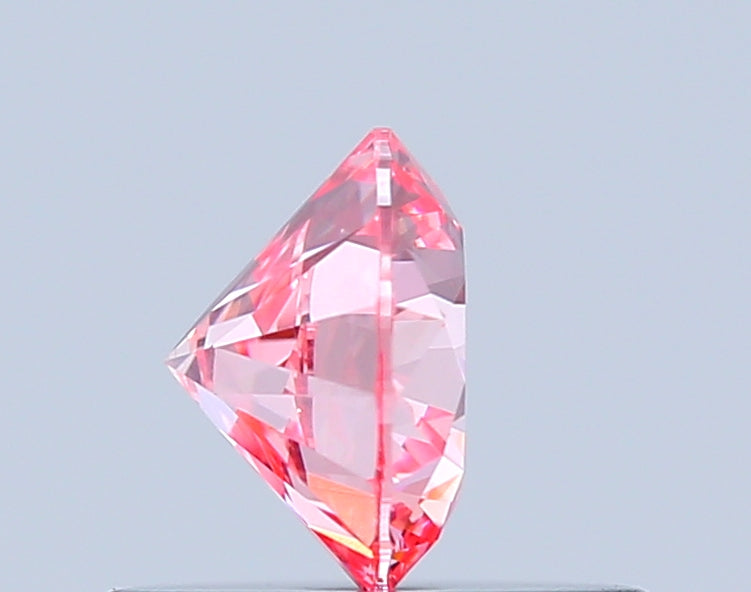 round 0.51 carat fancy vivid pink vs1 ex ex ex slight