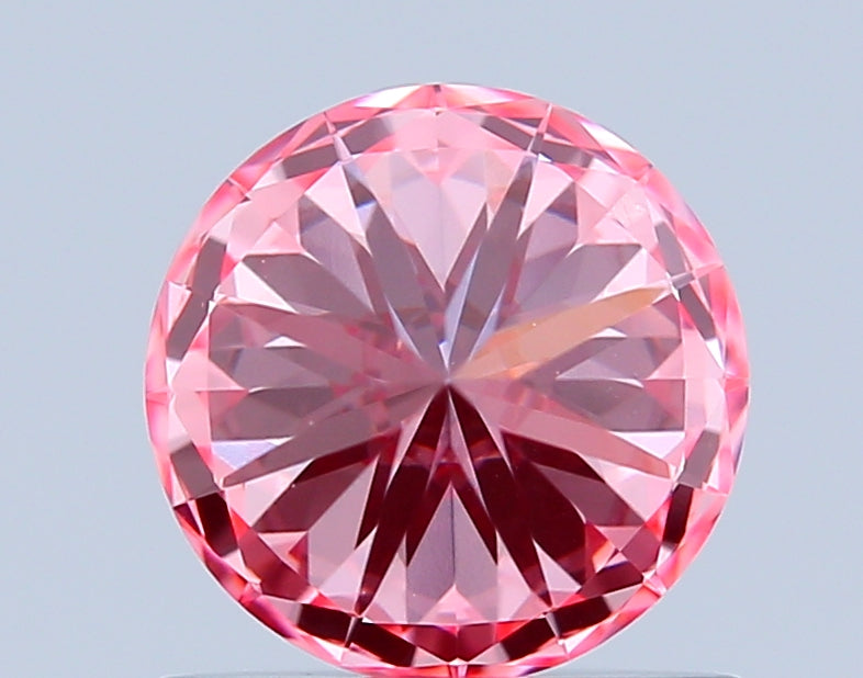 round 0.81 carat fancy vivid pink vvs2 id ex ex slight