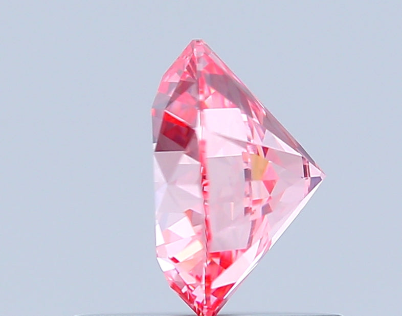 round 0.81 carat fancy vivid pink vvs2 id ex ex slight