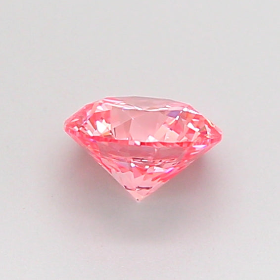 round 0.59 carat fancy vivid pink vvs1 ex ex ex slight