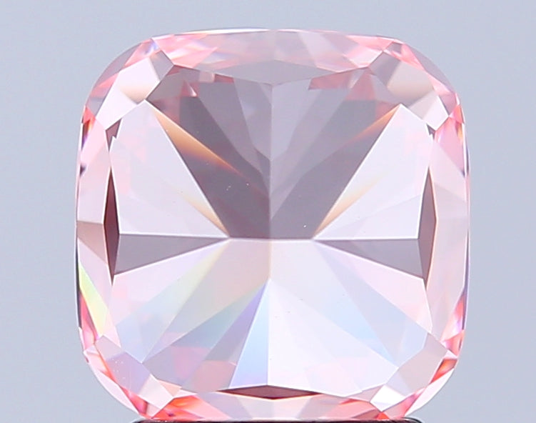 cushion 3.01 carat fancy vivid pink vvs2  vg ex strong