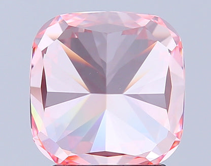 CUSHION 3.01 CARAT FANCY VIVID PINK VVS2  VG EX STRONG