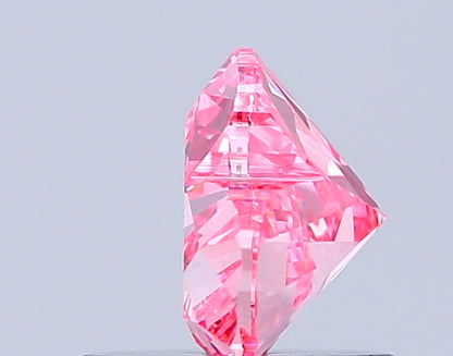 HEART 0.83 CARAT FANCY VIVID PINK VS1  VG VG STRONG