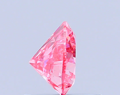 HEART 0.6 CARAT FANCY VIVID PINK VS1  EX VG STRONG