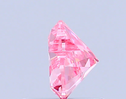 HEART 0.71 CARAT FANCY VIVID PINK VVS1  EX VG STRONG