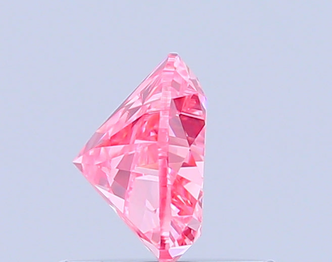 heart 0.71 carat fancy vivid pink vvs1  ex vg strong