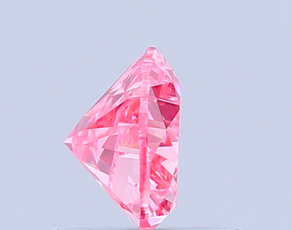 HEART 0.71 CARAT FANCY VIVID PINK VVS1  EX VG STRONG