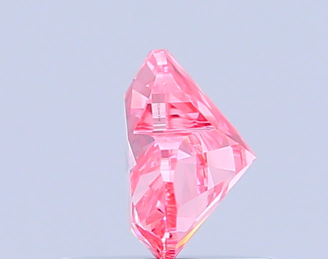 heart 0.73 carat fancy vivid pink vs1  ex vg strong