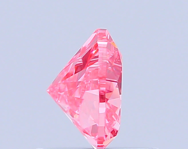 heart 0.73 carat fancy vivid pink vs1  ex vg strong