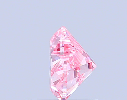 HEART 0.78 CARAT FANCY INTENSE PINK VVS2  VG VG SLIGHT