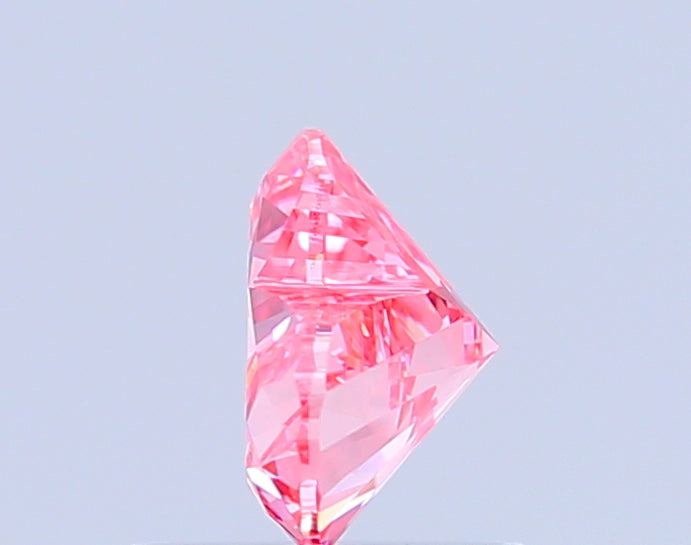 heart 0.85 carat fancy vivid pink vvs2  ex vg strong