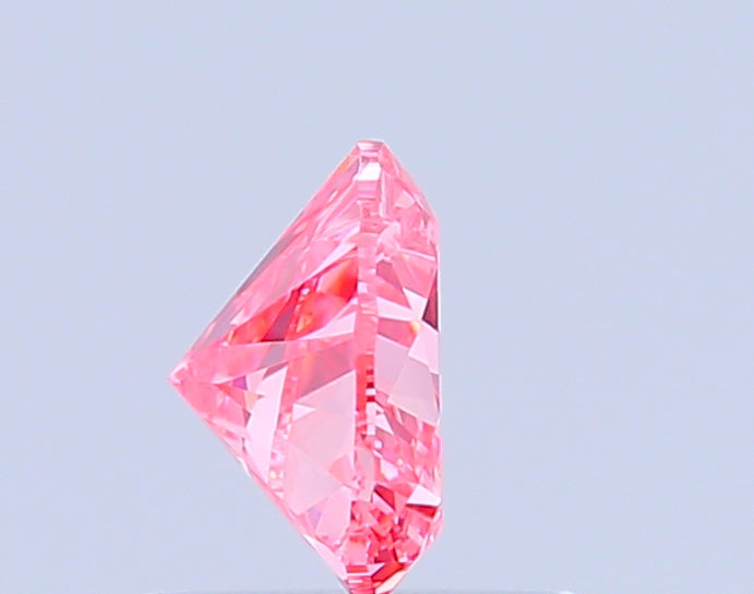 heart 0.85 carat fancy vivid pink vvs2  ex vg strong
