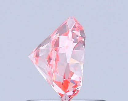 OCTAGONAL 1.01 CARAT FANCY VIVID PINK VS2  EX EX SLIGHT