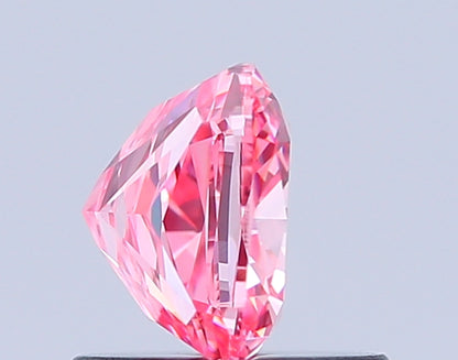 CUSHION 1.03 CARAT FANCY VIVID PINK VS1  VG EX STRONG