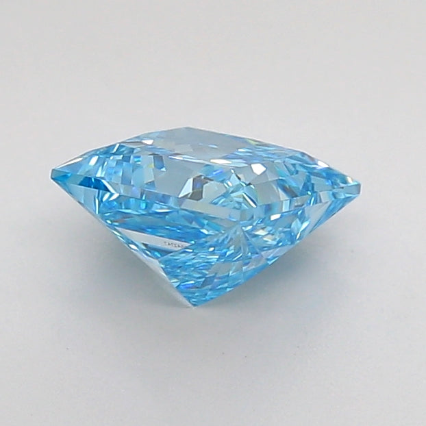 princess 1.09 carat fancy vivid blue vvs2  vg vg none