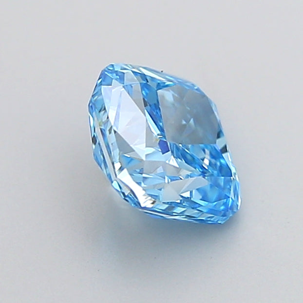 cushion 1.01 carat fancy vivid blue vs1  vg vg none