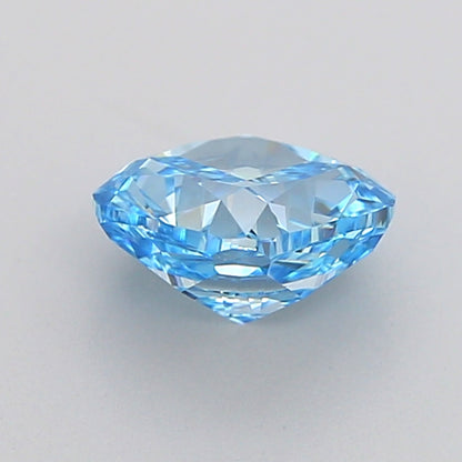 CUSHION 1.03 CARAT FANCY VIVID BLUE VVS2  VG EX NONE