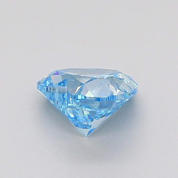 heart 1.07 carat fancy vivid blue vvs2  vg good none