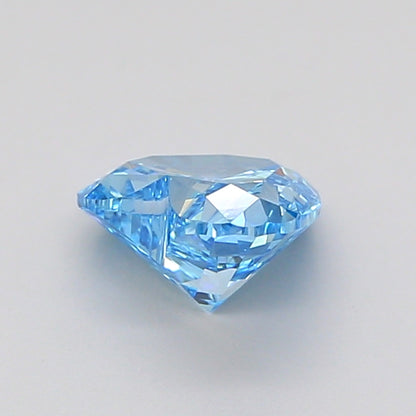 HEART 1.1 CARAT FANCY VIVID BLUE VVS2  VG VG NONE