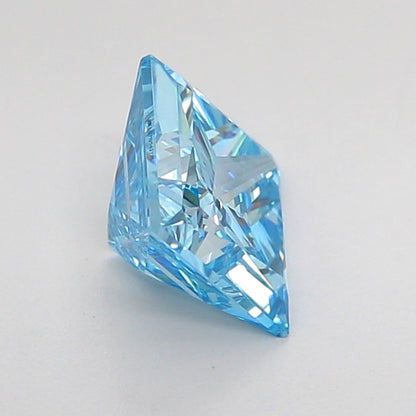 PRINCESS 1 CARAT FANCY VIVID BLUE VS1  VG VG NONE