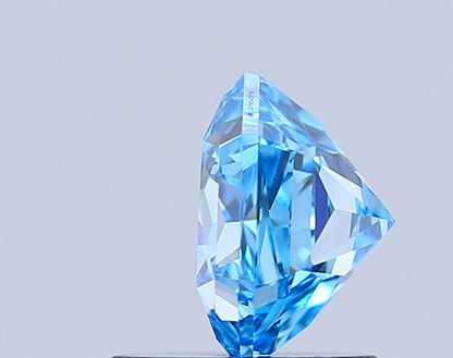 HEXAGONAL 1.04 CARAT FANCY VIVID BLUE VVS2  VG VG NONE