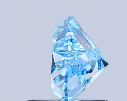 HEART 1.01 CARAT FANCY VIVID BLUE VS1  VG VG NONE
