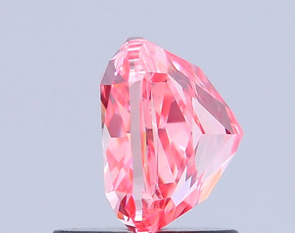 CUSHION 1.56 CARAT FANCY VIVID PINK VS1  VG VG STRONG