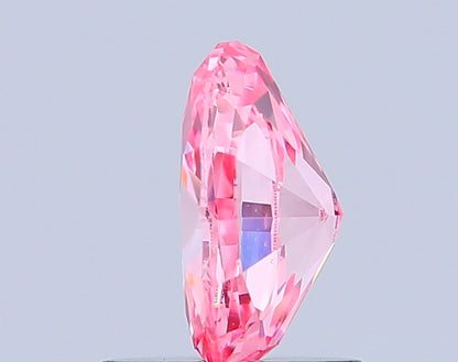 OVAL 1.02 CARAT FANCY VIVID PINK VS1  VG VG STRONG