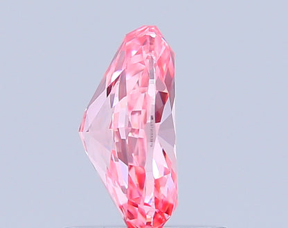 OVAL 1.09 CARAT FANCY VIVID PINK VVS2  VG VG STRONG