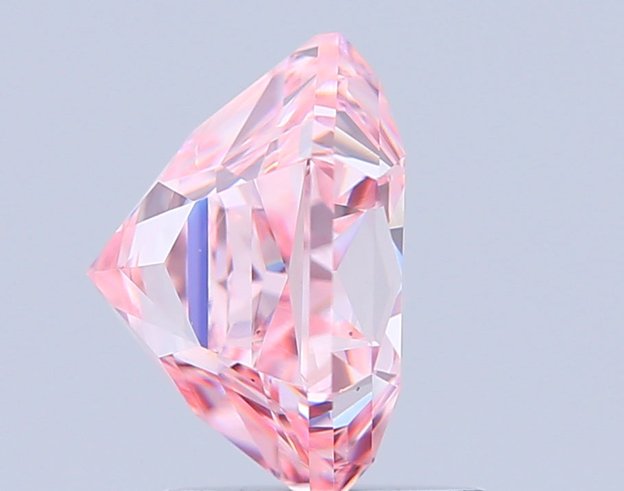 hexagonal 2.49 carat fancy pink vs1  vg vg strong