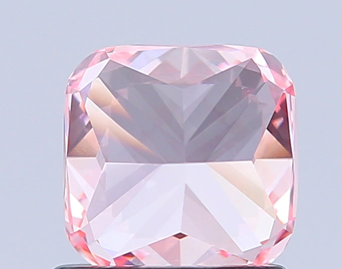 cushion 1.06 carat fancy vivid pink vs1  ex vg strong
