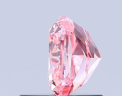 CUSHION 1.06 CARAT FANCY VIVID PINK VS1  EX VG STRONG