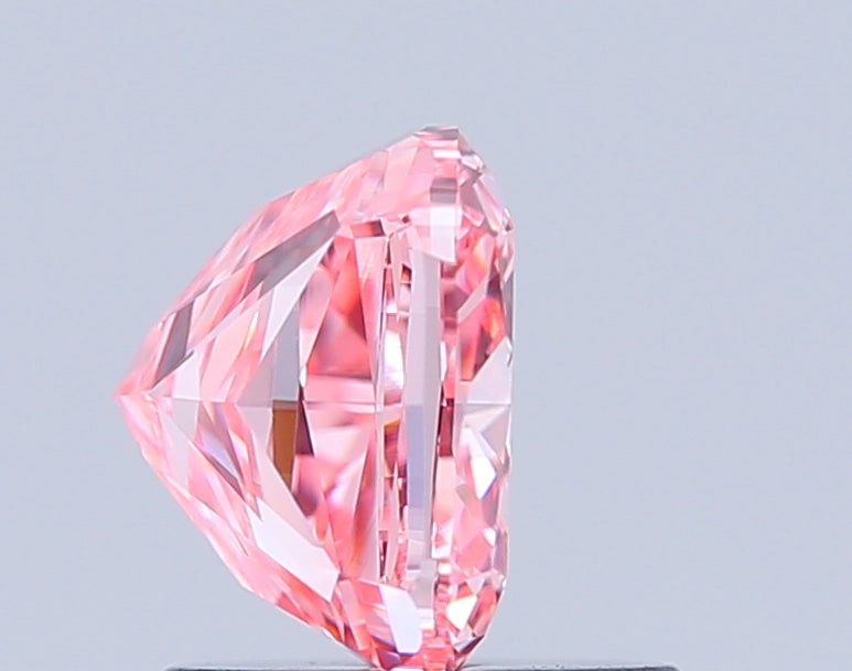cushion 1.53 carat fancy vivid pink vvs2  ex vg strong