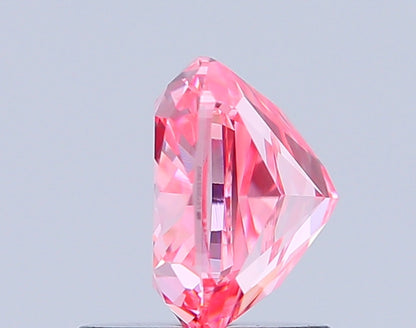 CUSHION 1.53 CARAT FANCY VIVID PINK VS2  VG VG STRONG
