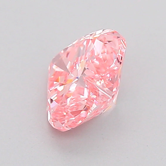heart 1 carat fancy intense pink vvs2  vg vg slight