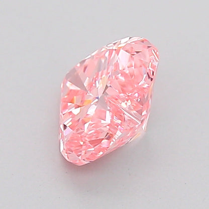 HEART 1 CARAT FANCY INTENSE PINK VVS2  VG VG SLIGHT