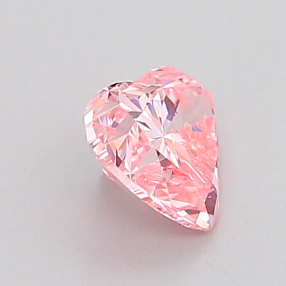 HEART 1 CARAT FANCY INTENSE PINK VVS2  VG VG SLIGHT