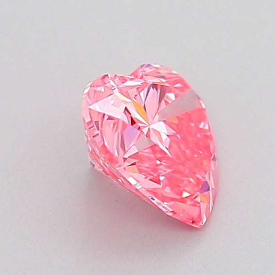 heart 1.02 carat fancy vivid pink vs1  vg vg strong
