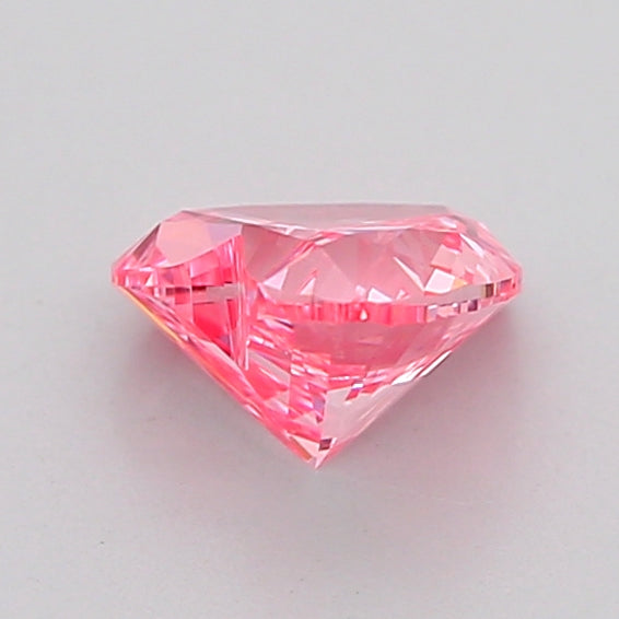 heart 1.07 carat fancy vivid pink vs1  vg vg strong