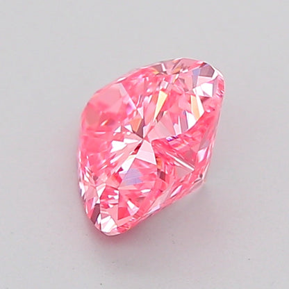 HEART 1.07 CARAT FANCY VIVID PINK VS1  VG VG STRONG