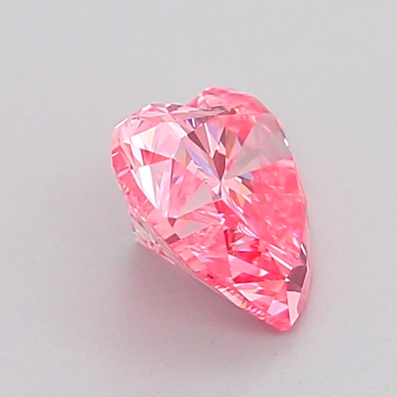 heart 1.07 carat fancy vivid pink vs1  vg vg strong