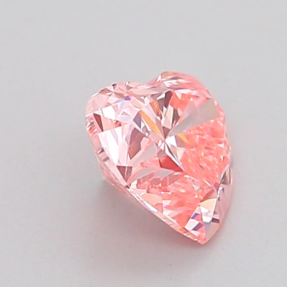 heart 1.09 carat fancy vivid pink vvs2  vg vg strong